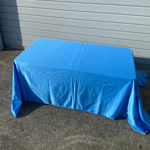 Blue 4ft Table & Tablecloth