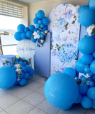 Blue Floral Arch Trio