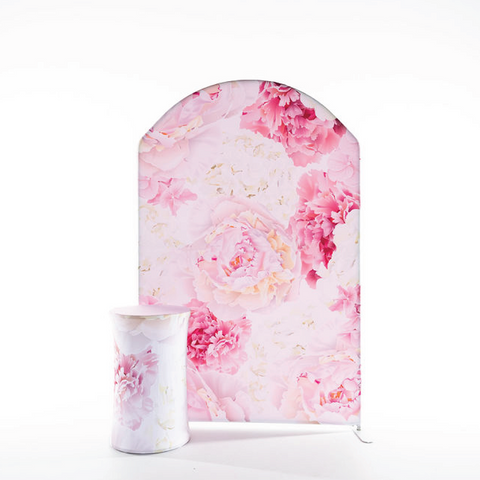 Pink Floral Arch