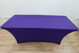 Purple 6ft Trestle Table with Tablecloth